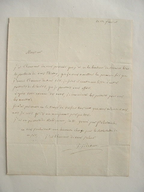 Guillaume François de Bure accablé.